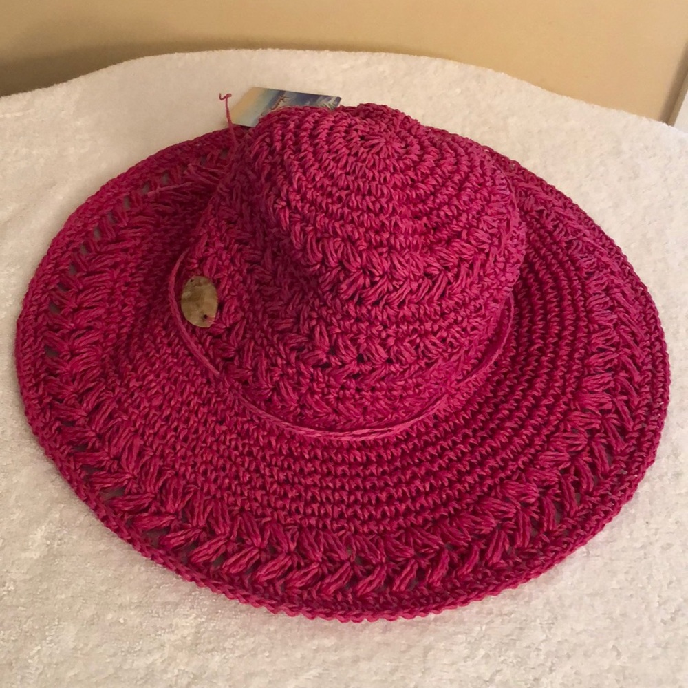 Panama jack pink sun hat
